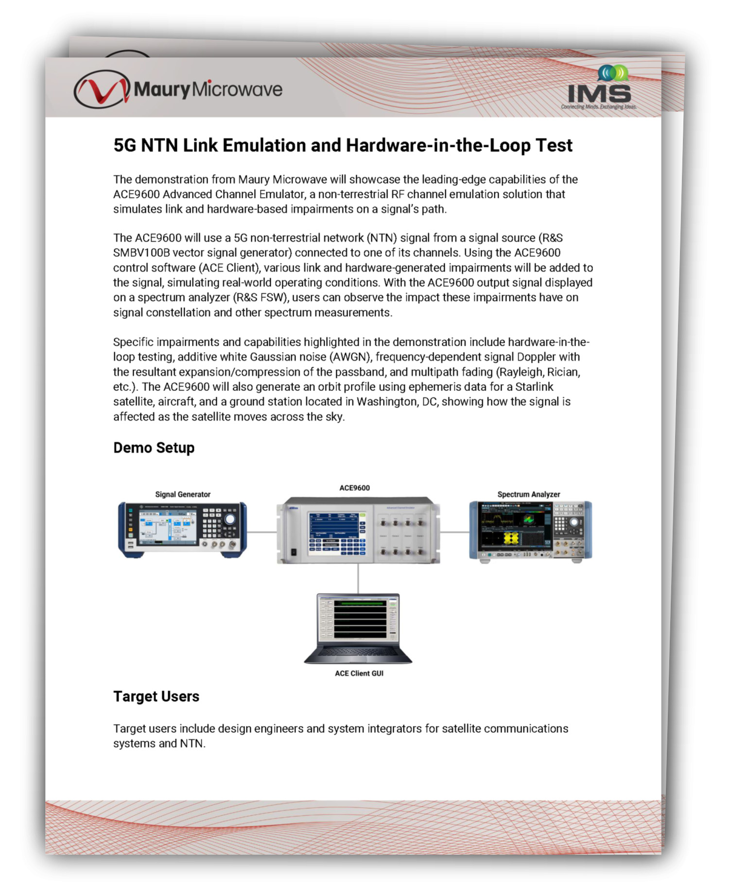 5G NTN Link Emulation and Hardware-in-the-Loop Test