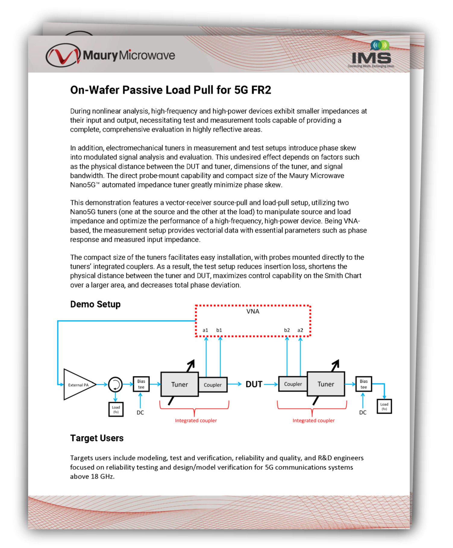 On-Wafer Passive Load Pull for 5G FR2